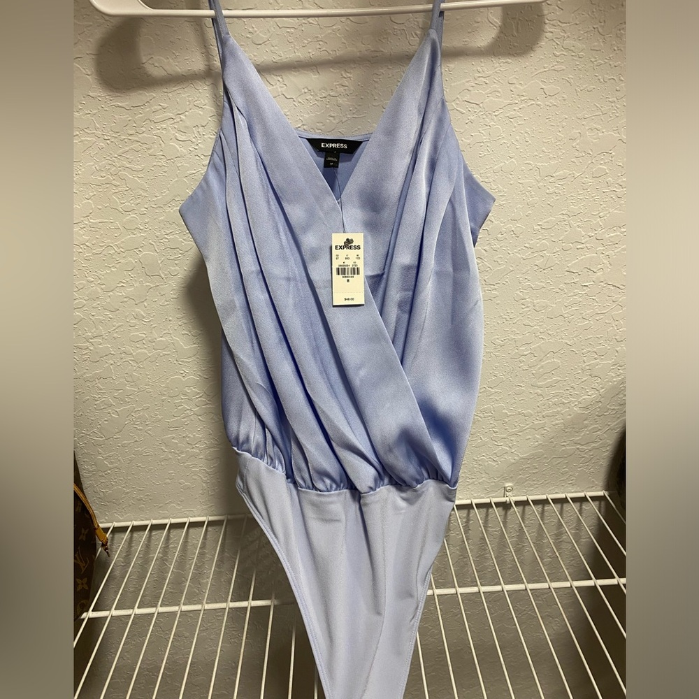Brand New with Tag, Express Bodysuit, Medium, Baby Blue